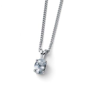 Oliver Weber Půvabný stříbrný náhrdelník Smooth 61186 WHI (řetízek, přívěsek) obraz