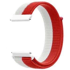 4wrist Provlékací řemínek pro Samsung 22 mm - White/Red obraz