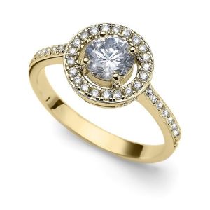 Oliver Weber Elegantní pozlacený prsten Sunshine 63268G 52 mm obraz