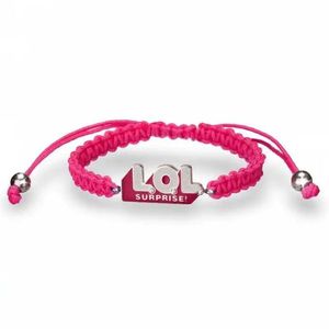 L.O.L. Surprise! Růžový textilní náramek pro dívky LOL Logo L3011STLOL obraz