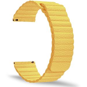 4wrist Provlékací řemínek pro klasické hodinky - Yellow 22 mm obraz