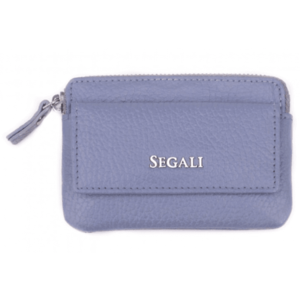 SEGALI Kožená mini peněženka-klíčenka 7483 A lavender obraz