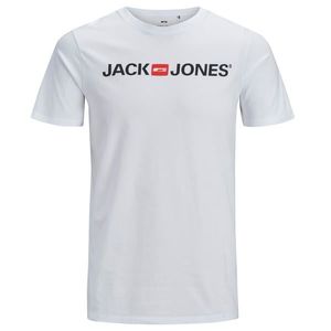 Jack&Jones Pánské triko JJECORP Slim Fit 12137126 White S obraz