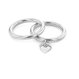 Calvin Klein Romantická souprava ocelových prstenů Captivate 35000328 54 mm obraz