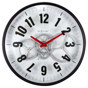 Nextime Modern Gear Clock 3259WI obraz