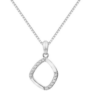 Hot Diamonds Stříbrný náhrdelník s diamantem Behold DP782 (řetízek, přívěsek) obraz