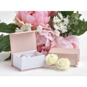 JK Box Pudrově růžová dárková krabička na soupravu šperků VG-7/A/A5/A1 obraz