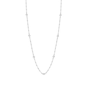 Rosato Dlouhý stříbrný náhrdelník s kroužky na přívěsky Storie RZC050 obraz