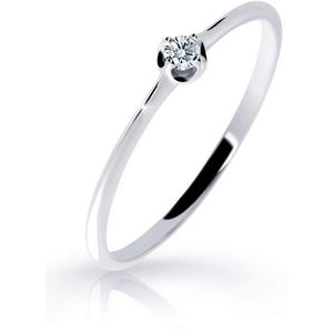 Cutie Diamonds Jemný prsten z bílého zlata s briliantem DZ6729-2931-00-X-2 51 mm obraz