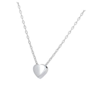 Brilio Silver Půvabný stříbrný náhrdelník Srdce 473 001 01774 04 obraz