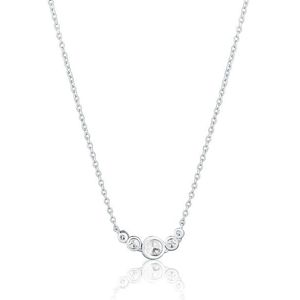 JVD Fashion stříbrný náhrdelník se zirkony SVLN0462X75BI45 obraz