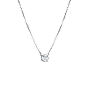 Hot Diamonds Jemný stříbrný náhrdelník s topazem a diamantem Tender DN167 obraz