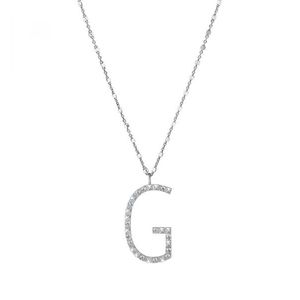 Rosato Stříbrný náhrdelník s přívěskem G Cubica RZCU07 (řetízek, přívěsek) obraz