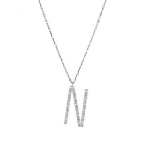 Rosato Stříbrný náhrdelník s přívěskem N Cubica RZCU14 (řetízek, přívěsek) obraz