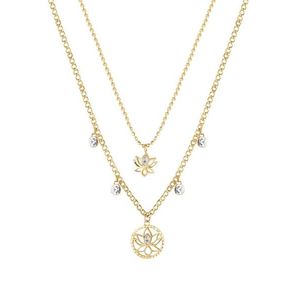 Brosway Půvabný pozlacený náhrdelník Lotosový květ Chakra BHKN065 obraz