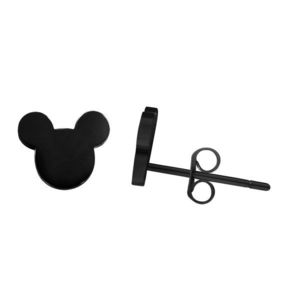 Troli Designové černé náušnice Mickey Mouse obraz