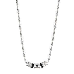 Emporio Armani Moderní pánský ocelový náhrdelník EGS2998040 obraz