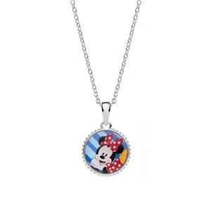 Disney Hravý stříbrný náhrdelník Minnie Mouse CS00018SL-P.CS (řetízek, přívěsek) obraz