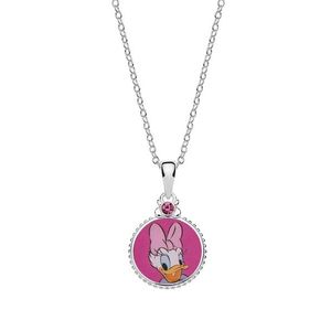 Disney Půvabný stříbrný náhrdelník Daisy Duck CS00026SRPL-P (řetízek, přívěsek) obraz