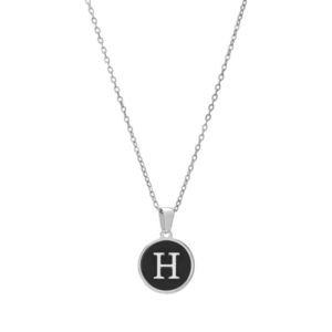 Troli Originální ocelový náhrdelník s písmenem H obraz