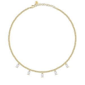 Morellato Elegantní pozlacený náhrdelník s přívěsky Baguette SAVP01 obraz
