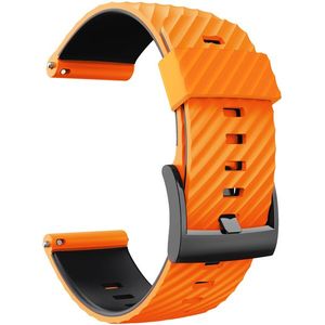 4wrist Řemínek pro Suunto 7, Suunto 9, 9 Baro a Spartan Sport - Orange/Black obraz