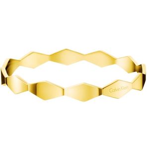 Calvin Klein Pevný zlatý náramek Snake KJ5DJD1001 6 cm - XS obraz