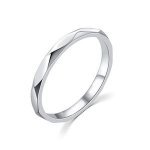 MOISS Minimalistický stříbrný prsten R00019 50 mm obraz