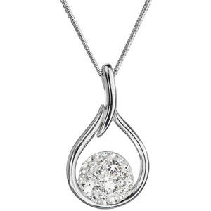 Evolution Group Nadčasový stříbrný náhrdelník s krystaly Swarovski 32075.1 (řetízek, přívěsek) obraz