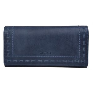 SEGALI Dámská kožená peněženka 7052 indigo obraz