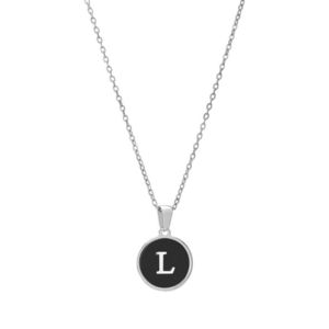 Troli Originální ocelový náhrdelník s písmenem L obraz