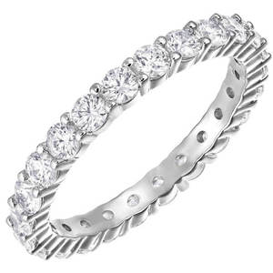 Swarovski Luxusní prsten s krystaly Swarovski 5257479 58 mm obraz