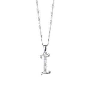 Preciosa Stříbrný náhrdelník písmeno "I" 5380 00I (řetízek, přívěsek) obraz