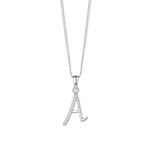 Preciosa Stříbrný náhrdelník písmeno "A" 5380 00A (řetízek, přívěsek) obraz