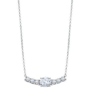 Lotus Silver Dechberoucí stříbrný náhrdelník s čirými krystaly Swarovski LP2011-1/1 obraz