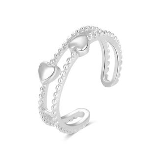 Beneto Romantický stříbrný prsten na nohu AGGF485 obraz
