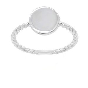 Brilio Silver Minimalistický stříbrný prsten GR106W 48 mm obraz