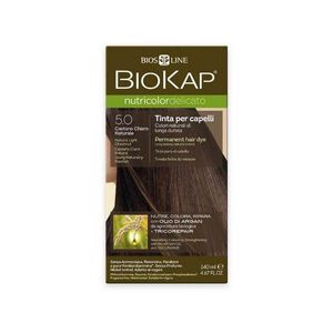 Biokap Nutricolor Delicato - Barva na vlasy 5.0 Kaštanová přírodní světlá 140 ml obraz