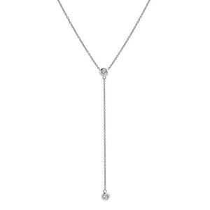 Hot Diamonds Elegantní stříbrný náhrdelník s diamantem Tender DN176 obraz