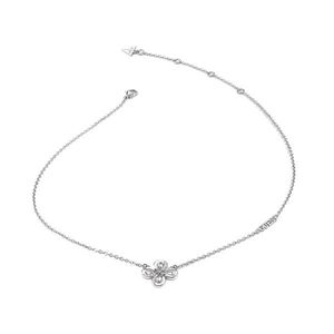Guess Nádherný ocelový náhrdelník s květinou Amazing Blossom JUBN03057JWRHT/U obraz