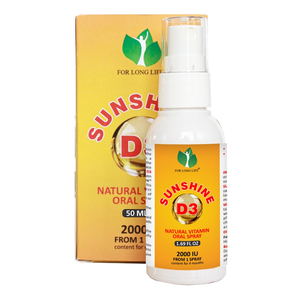 For long life Sunshine vitamin D3 50 ml obraz
