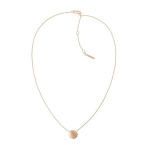 Calvin Klein Slušivý bronzový náhrdelník s krystaly Minimal 35000145 obraz