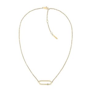 Calvin Klein Jemný pozlacený náhrdelník s krystaly 35000186 obraz
