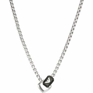 Emporio Armani Moderní ocelový náhrdelník s logem EGS2937040 obraz