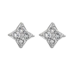 Hot Diamonds Stříbrné náušnice s diamanty a topazy Stellar DE747 obraz