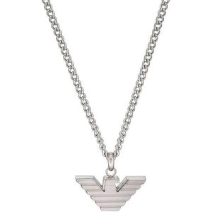 Emporio Armani Moderní ocelový náhrdelník s logem EGS2916040 obraz
