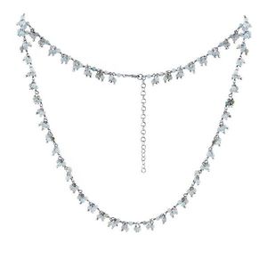 Silvego Stříbrný náhrdelník s pravým Akvamarínem Bern INS1015NAQ obraz