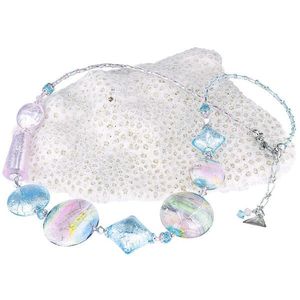 Lampglas Půvabný náhrdelník Pastel Dream s ryzím stříbrem v perlách Lampglas NRO8 obraz