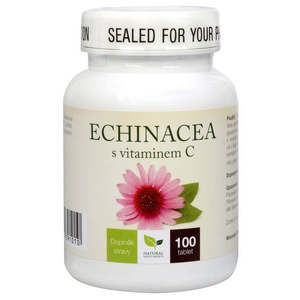 Natural Medicaments Echinacea s vitamínem C 100 tbl. obraz