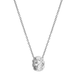 Hot Diamonds Stříbrný náhrdelník s diamantem Quilted DP928 (řetízek, přívěsek) obraz